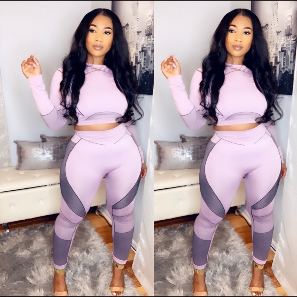 Lavender Two Piece Set